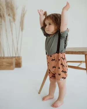 Red Bear Print Bracer Bloomers