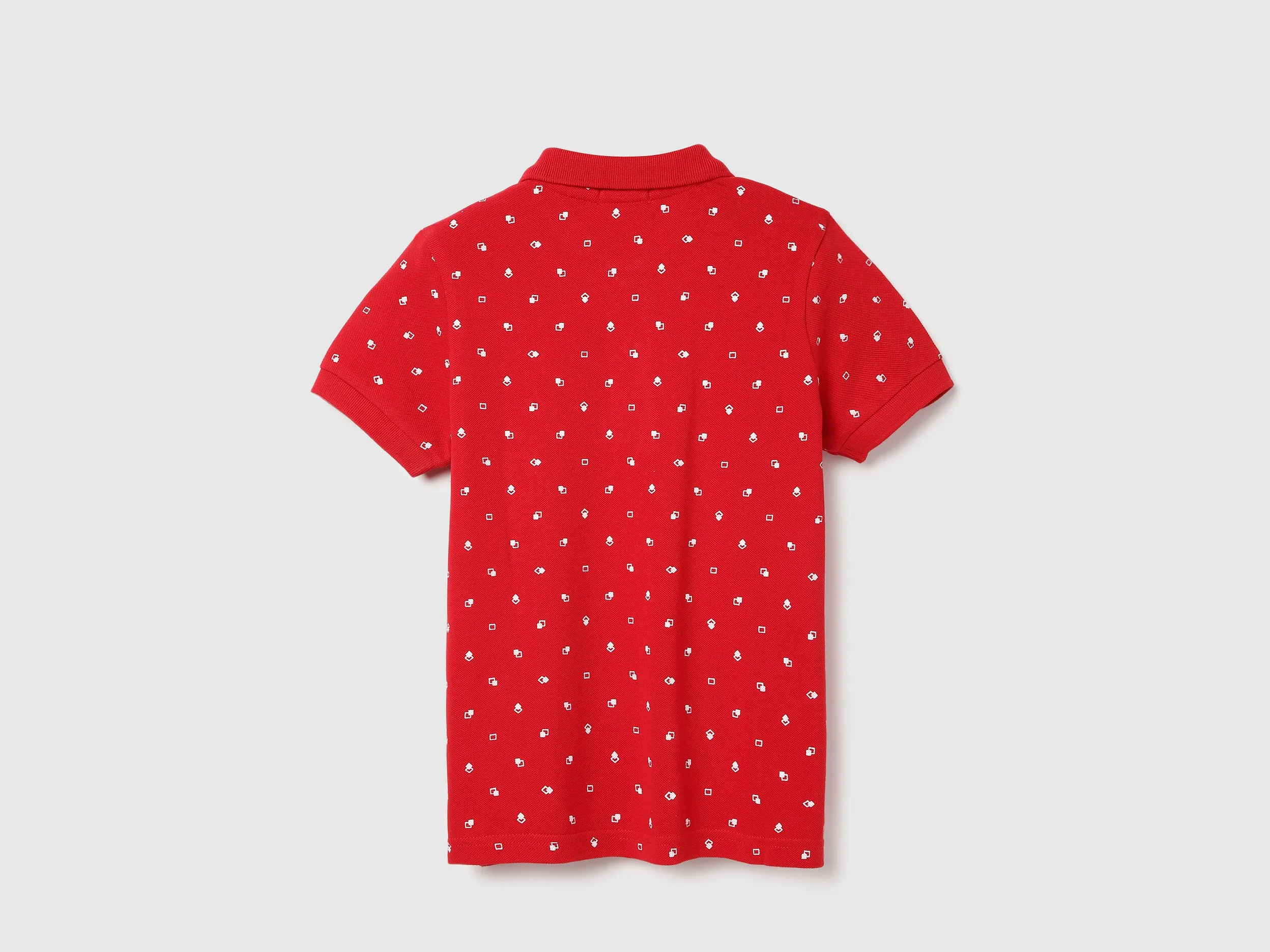 Regular Fit Polo Neck Printed T-shirts