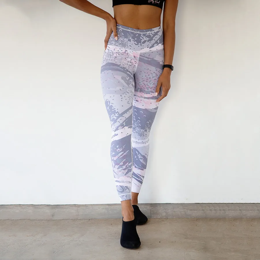 Reversible Printed Tights | Houndstooth & 50 Shades of Grey