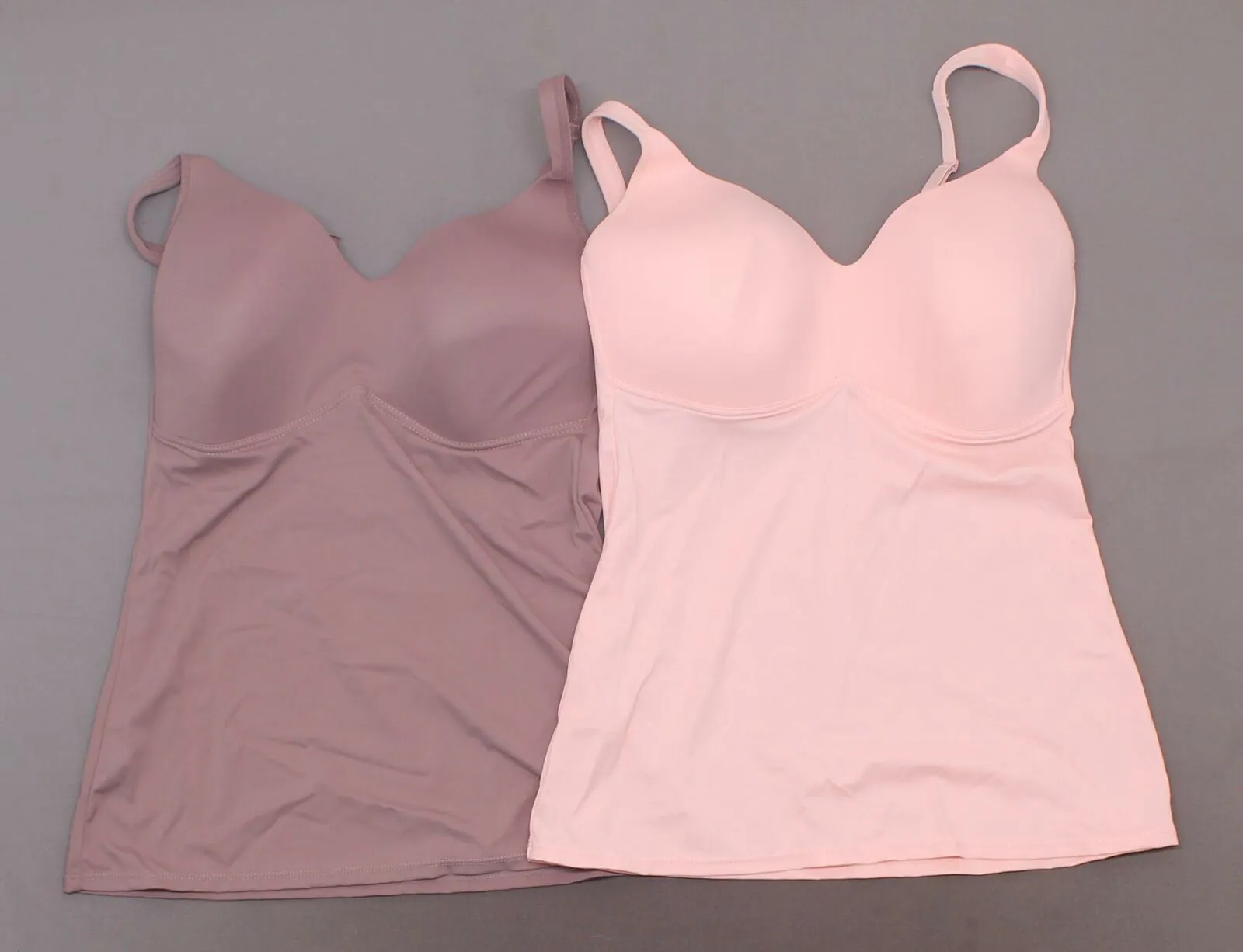 Rhonda Shear Plus Size 2 Pack Everyday Molded Cup Camisoles