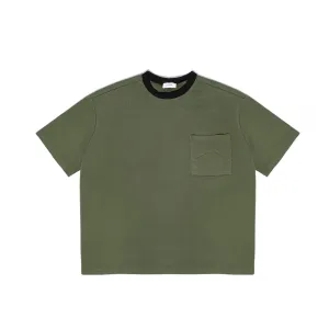 Rhude Mens Boxy Tee 'Olive'