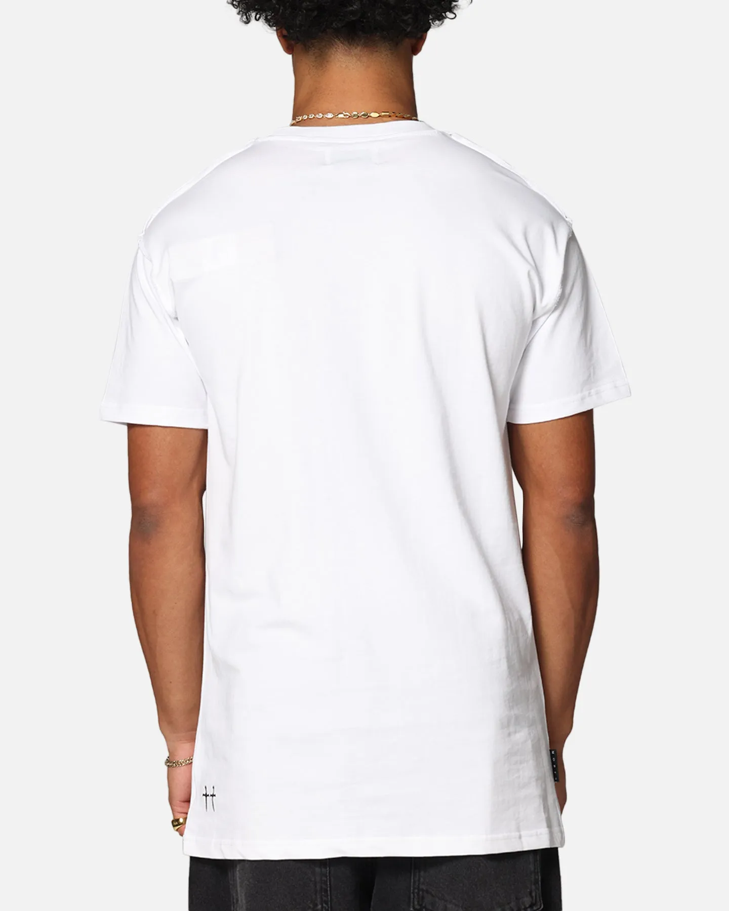 Saint Morta Rhinestone T-Shirt White