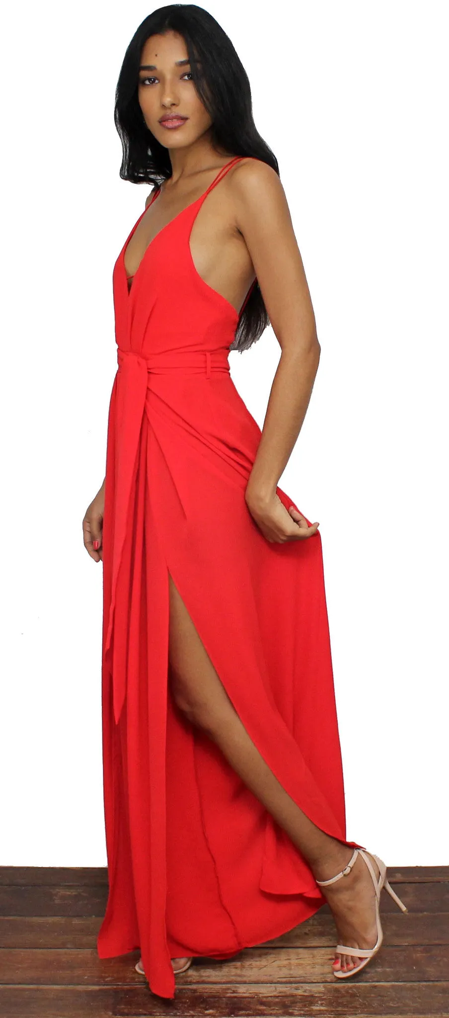 San Tropez Palazzo Red Jumpsuit