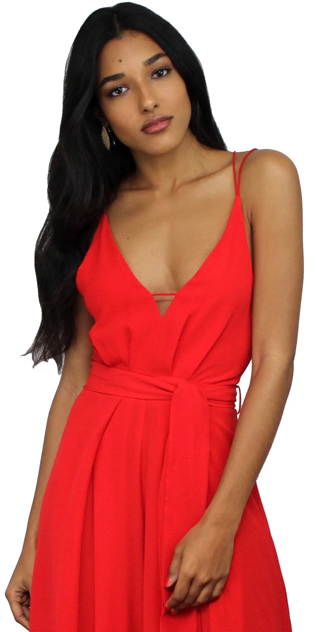 San Tropez Palazzo Red Jumpsuit