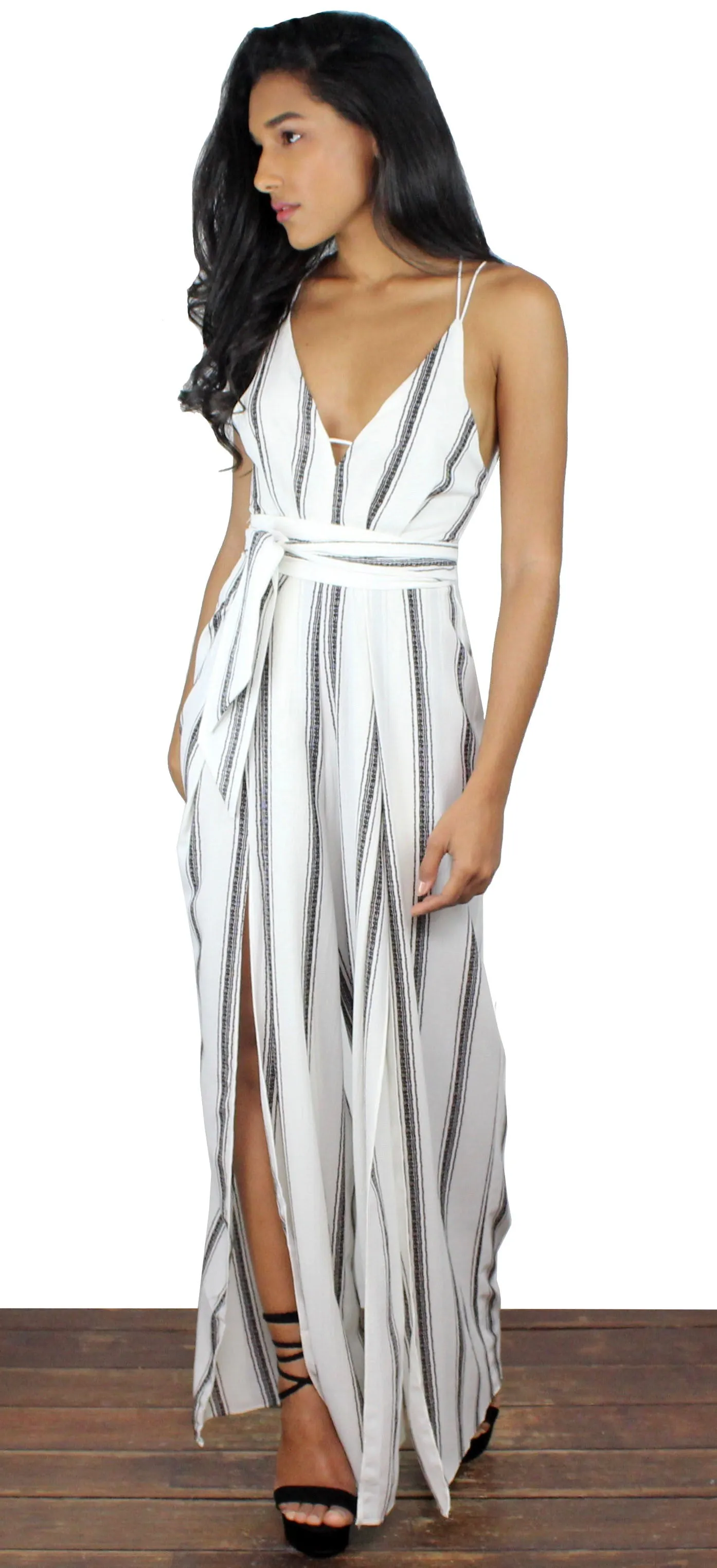 San Tropez Palazzo Stripes Jumpsuit