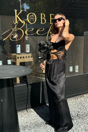 SANTAL HALTER MAXI DRESS