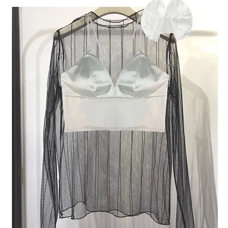 Satin Top – Comfortable Crop Top