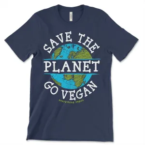 Save The Planet Go Vegan Shirt