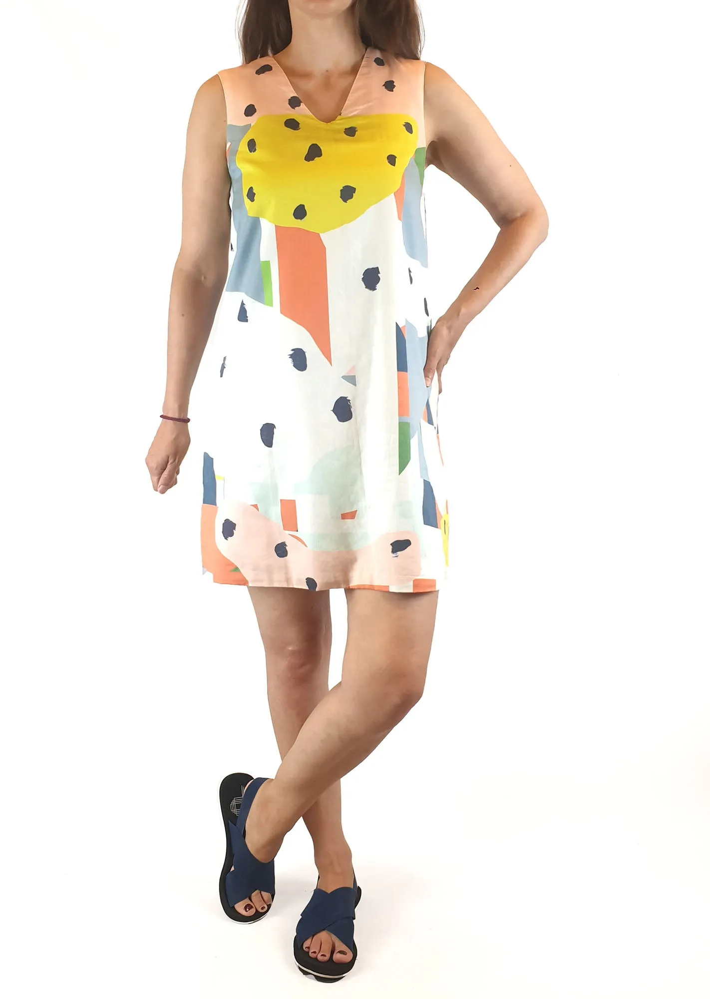 Seagreass Designs unique print dress size 8