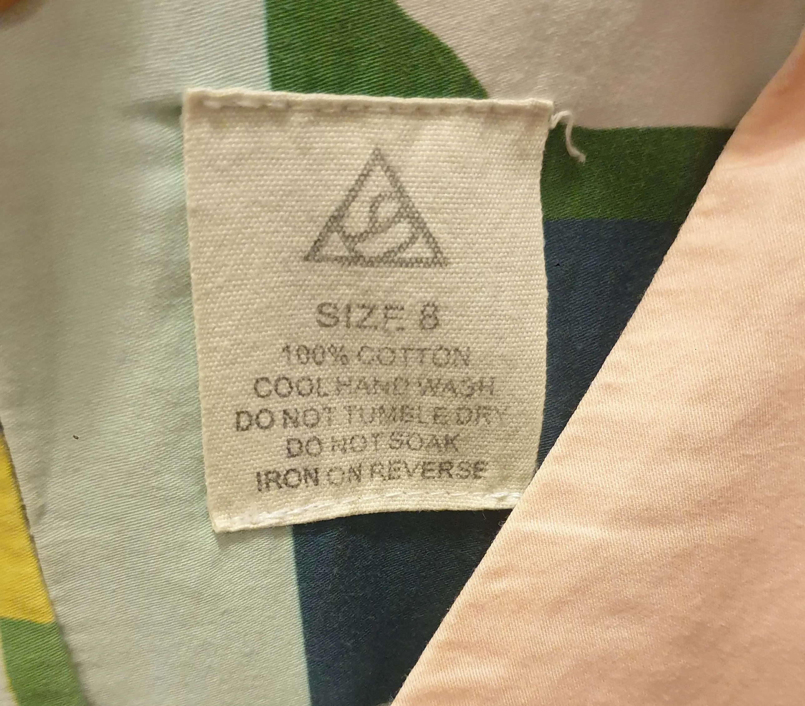 Seagreass Designs unique print dress size 8