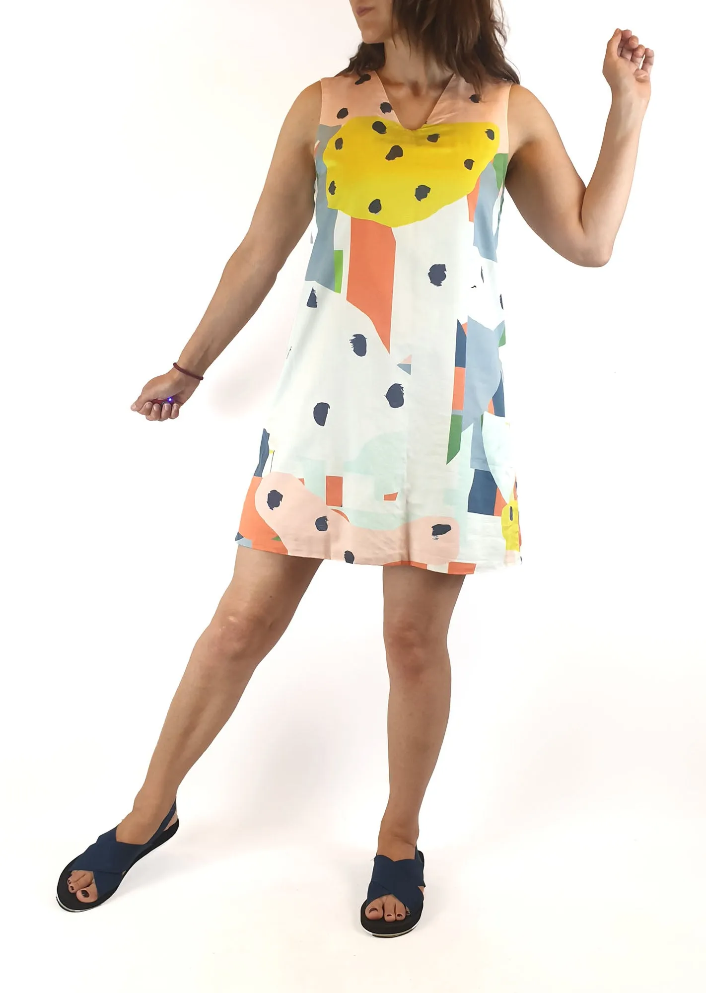 Seagreass Designs unique print dress size 8