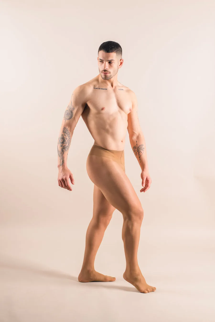 Sheer To Waist Tights - Tan