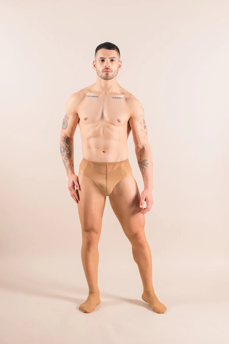 Sheer To Waist Tights - Tan
