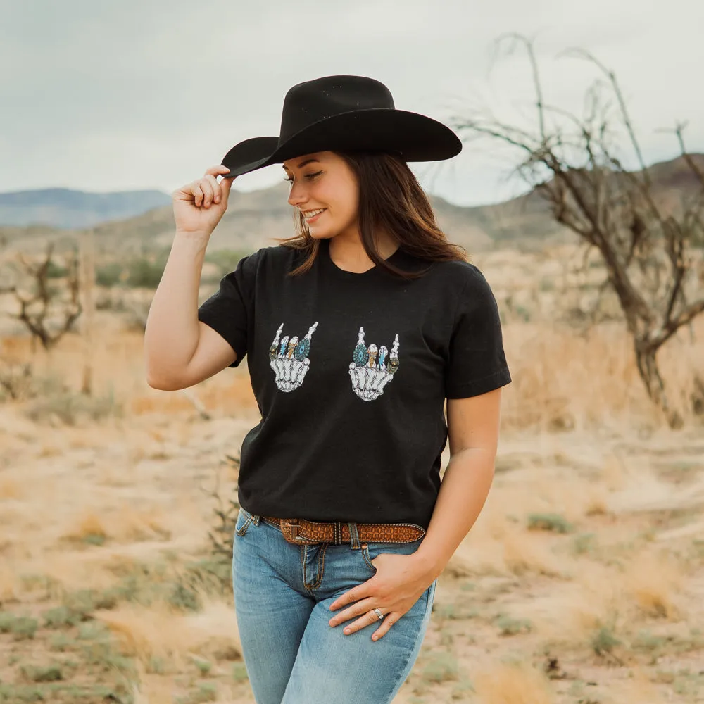 Skeleton Hands Tee
