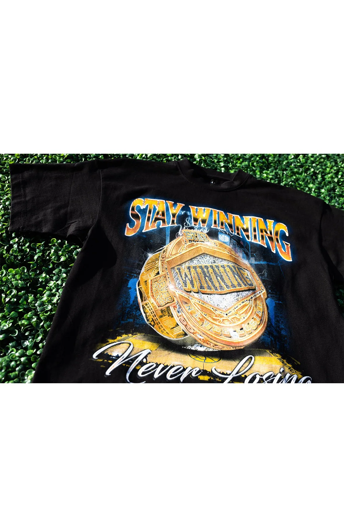 Stay Winning Golden State Rings Tee