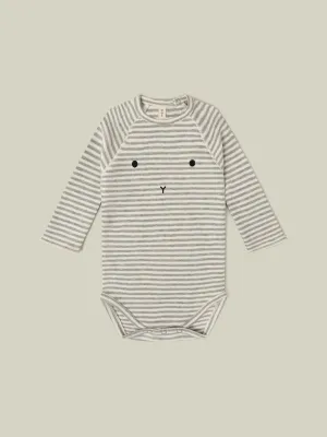 Stripy BUNNY Bodysuit