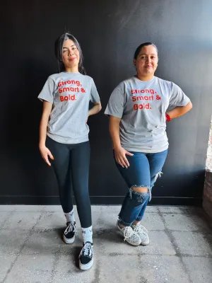 Strong, Smart & Bold Adult Box T-Shirt