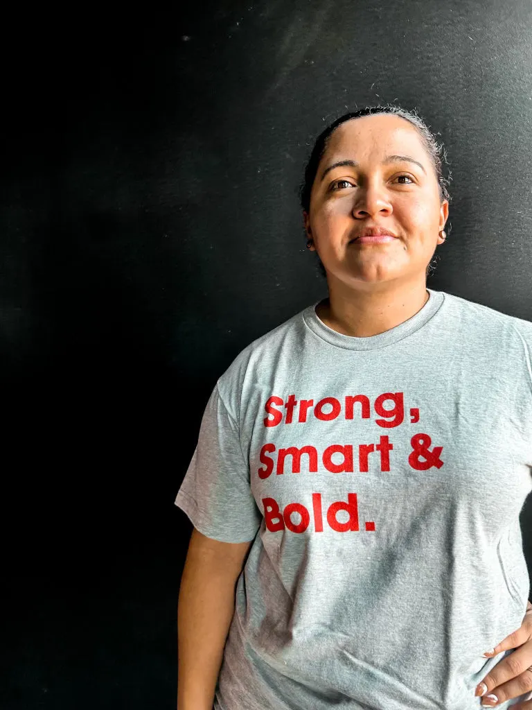 Strong, Smart & Bold Adult Box T-Shirt