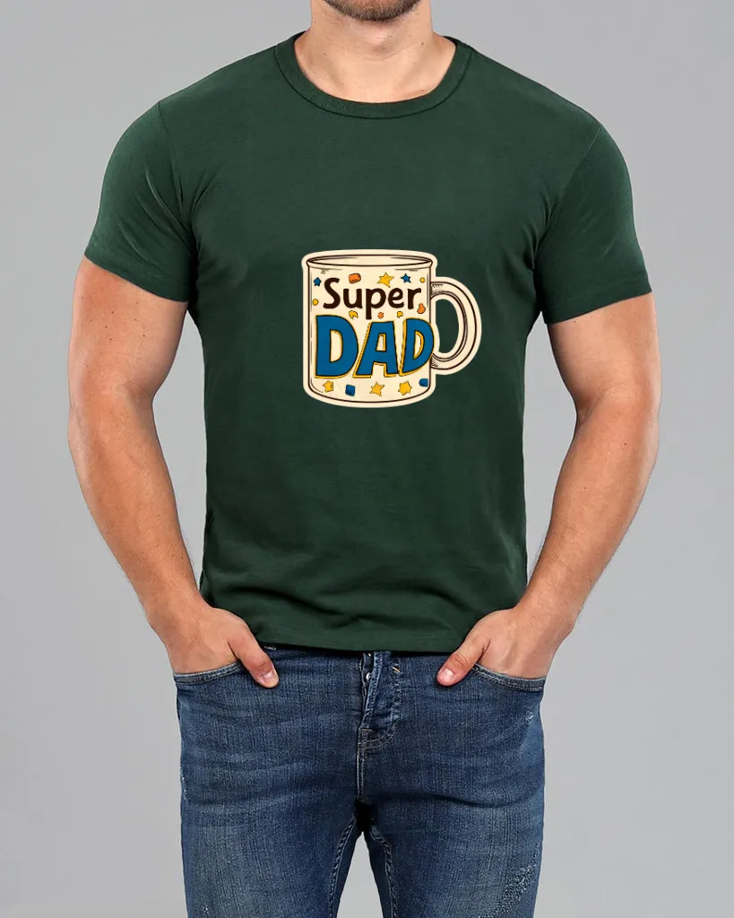 SUPER DAD Muscle Fitted Tee