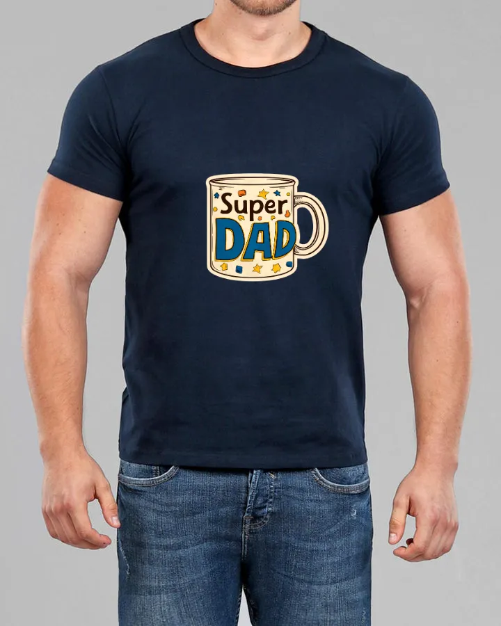 SUPER DAD Muscle Fitted Tee
