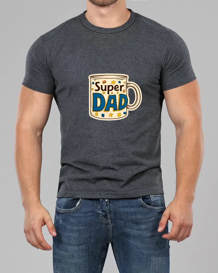 SUPER DAD Muscle Fitted Tee