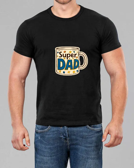 SUPER DAD Muscle Fitted Tee