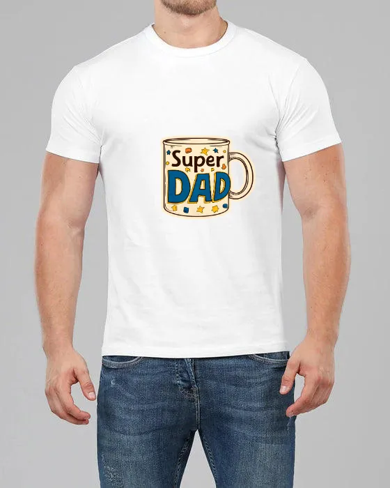 SUPER DAD Muscle Fitted Tee