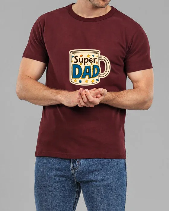 SUPER DAD Muscle Fitted Tee