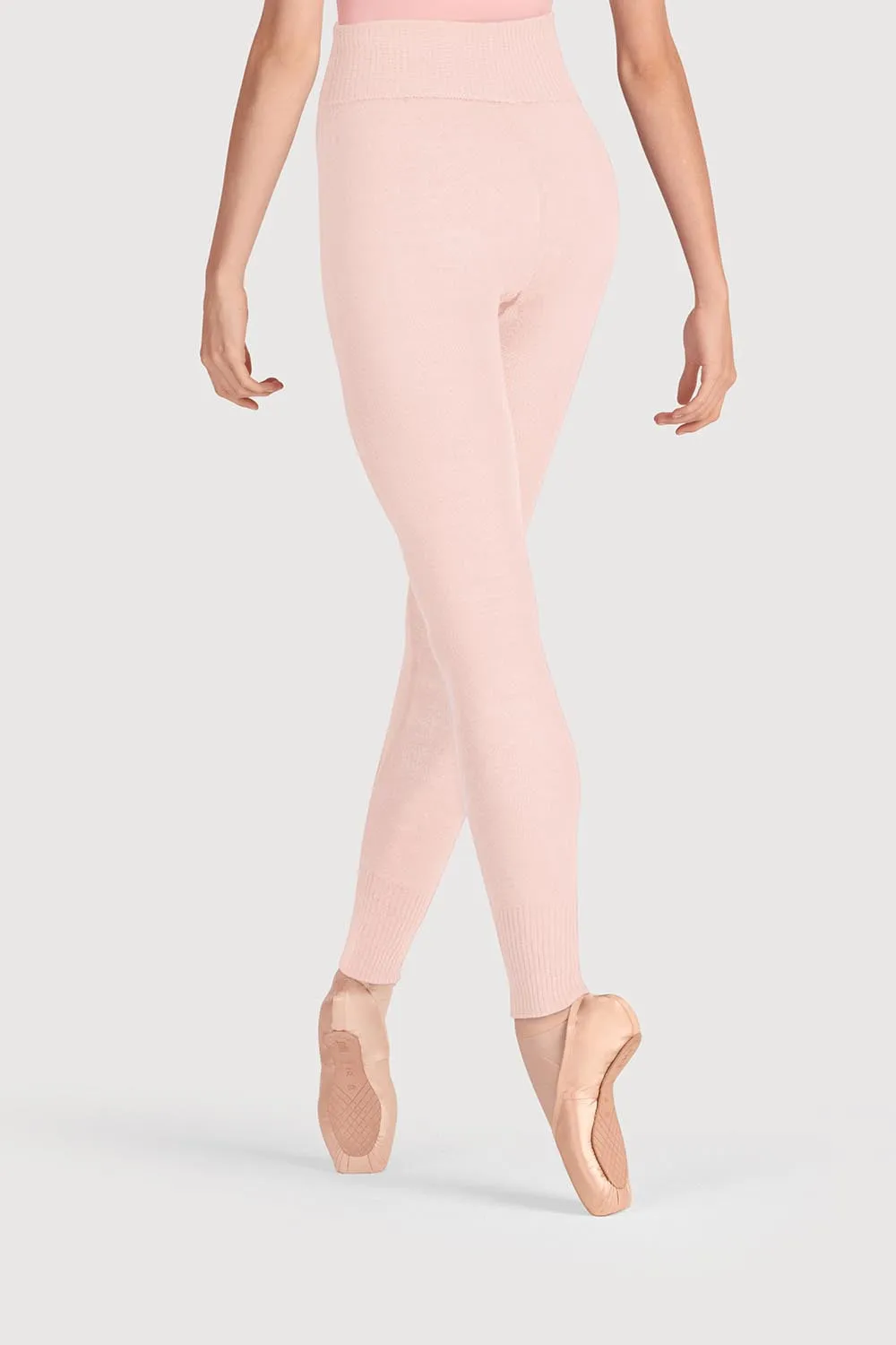 T0105 - Bloch Full Length Roll Waist Womens Warmup Pant