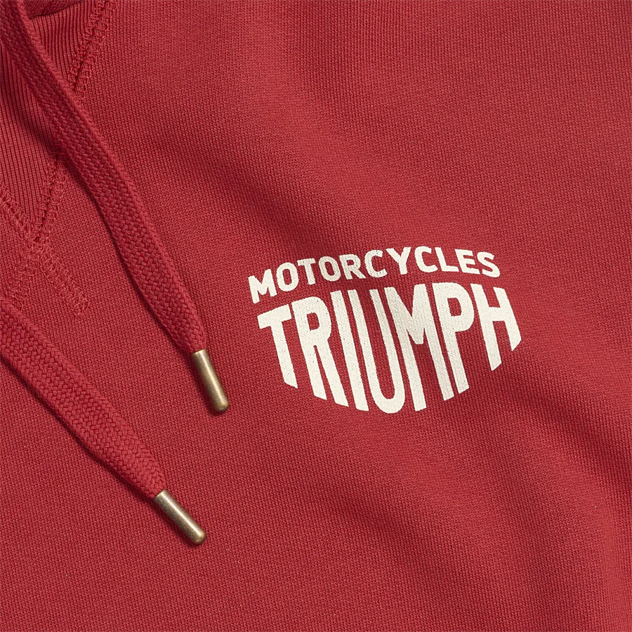 Triumph Haytham Hoodie - Red/Bone