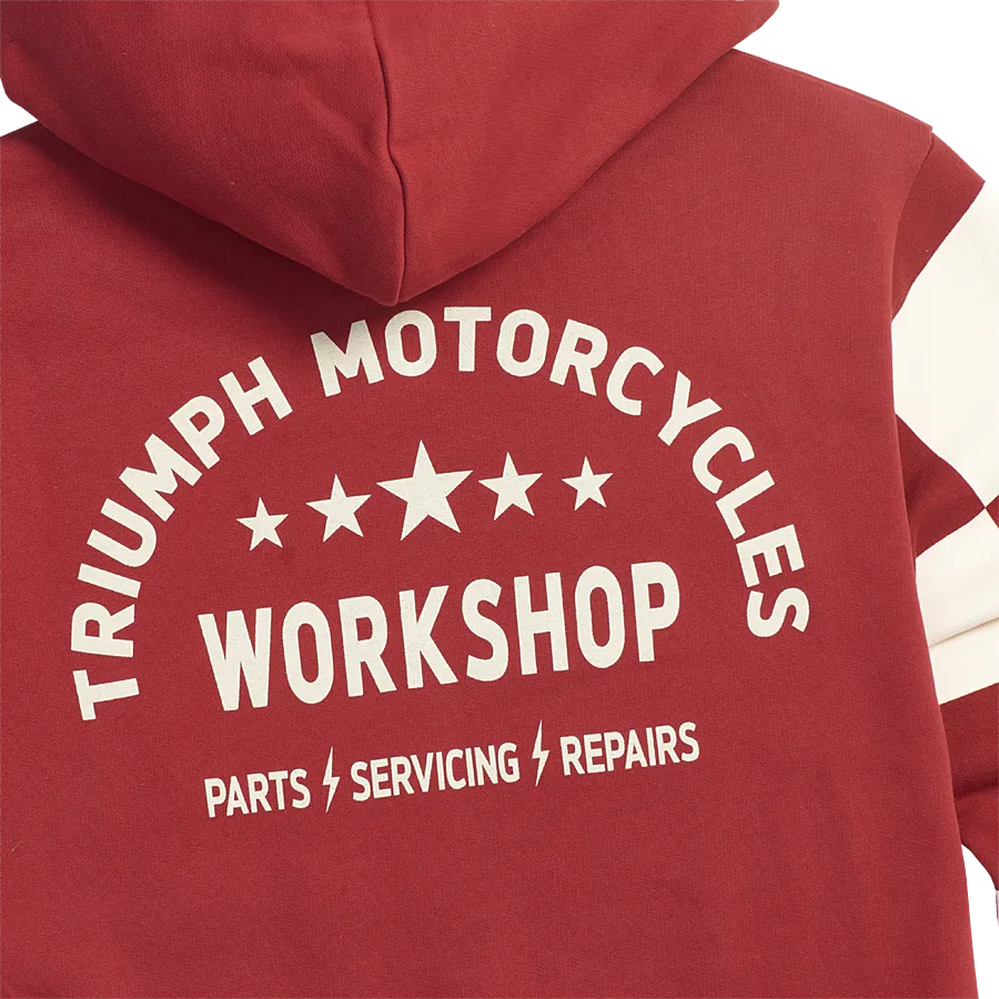 Triumph Haytham Hoodie - Red/Bone