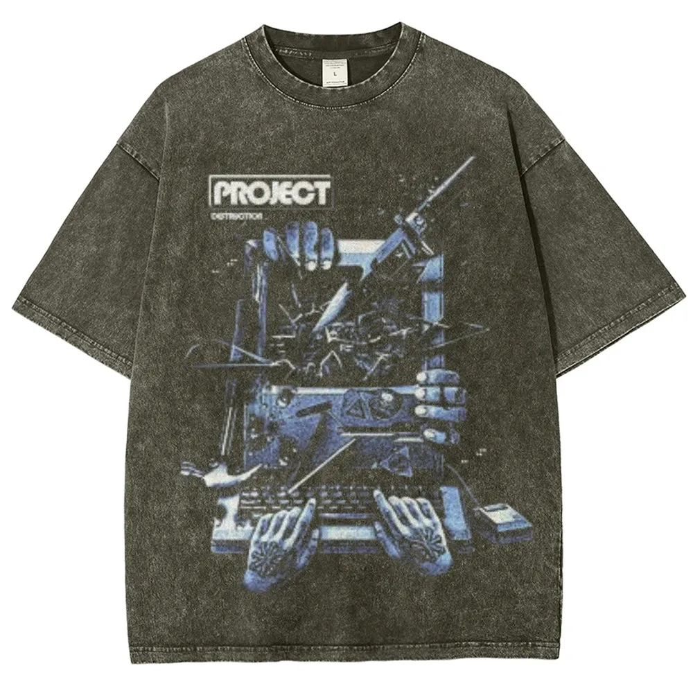 Unisex Vintage Washed Tee 2412002058
