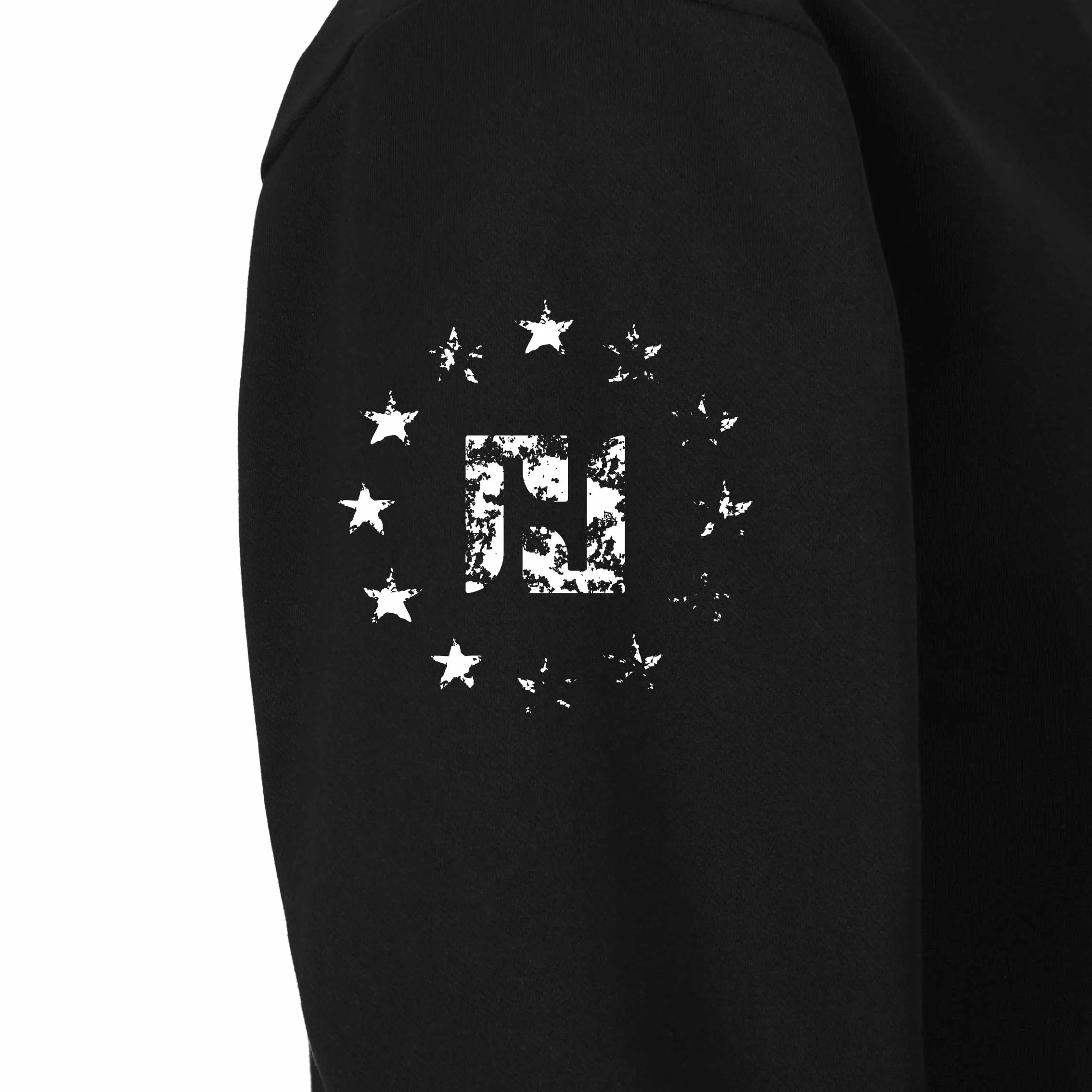 USA FLAG CROSS POCKET HOODIE