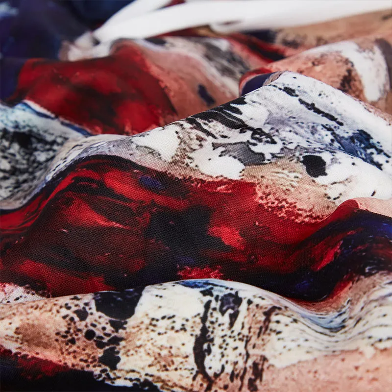 USA FLAG PRINTED HOODIE