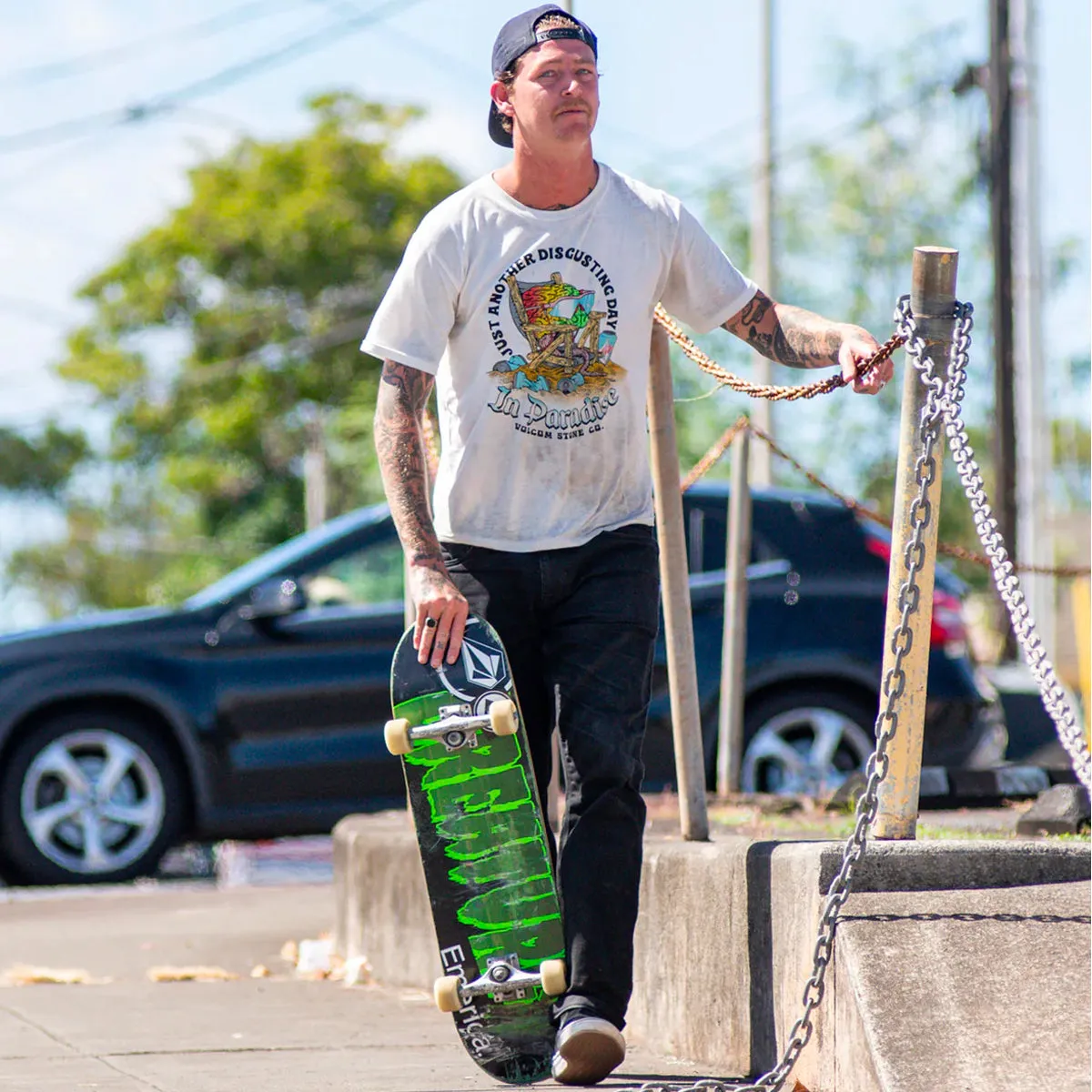Volcom - Skate Vitals Collin Provost Tee Off White