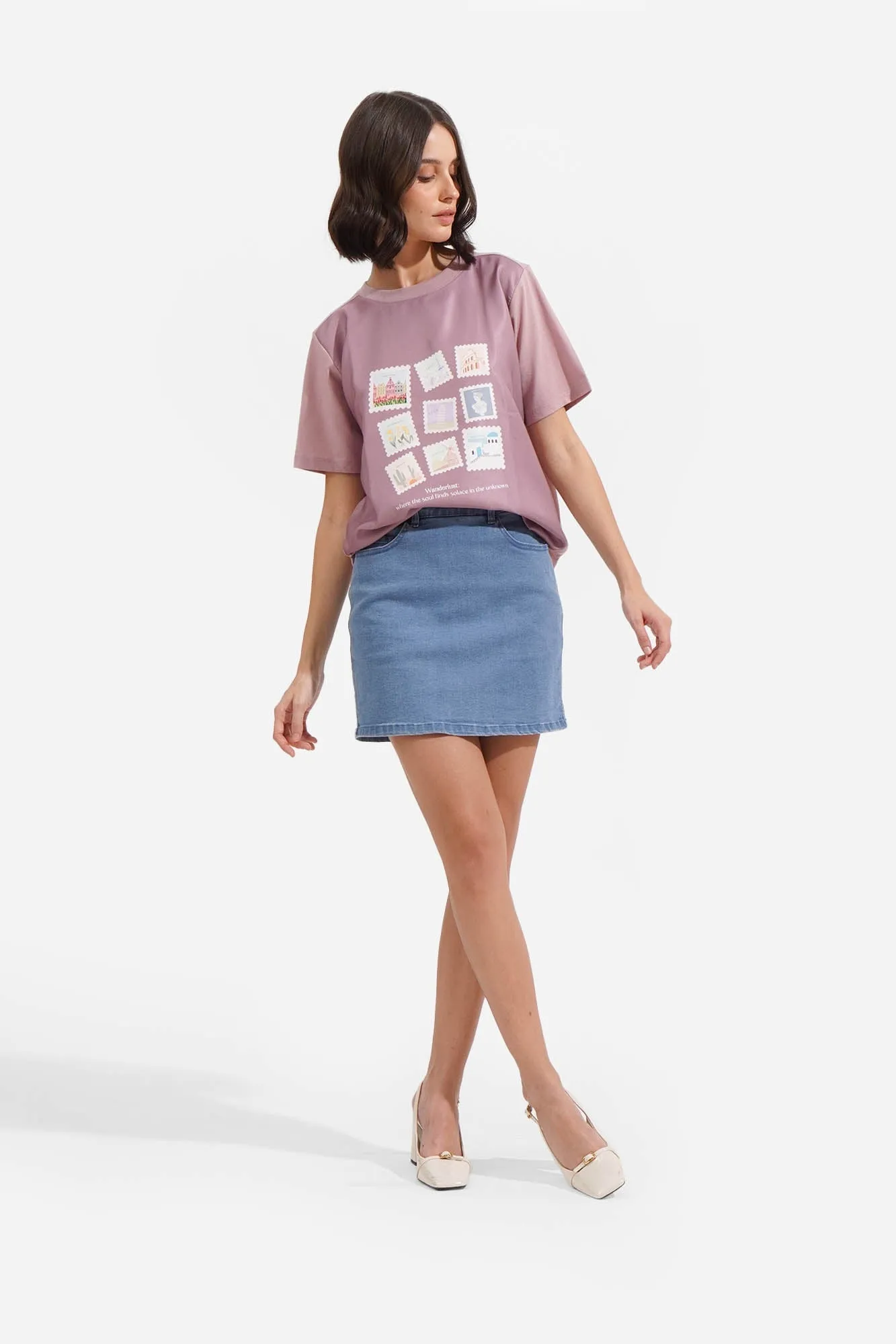 Wanderlust Boxy Graphic Tee