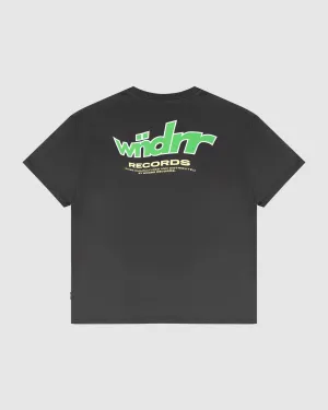 WARPED BOX FIT TEE - FADED BLACK