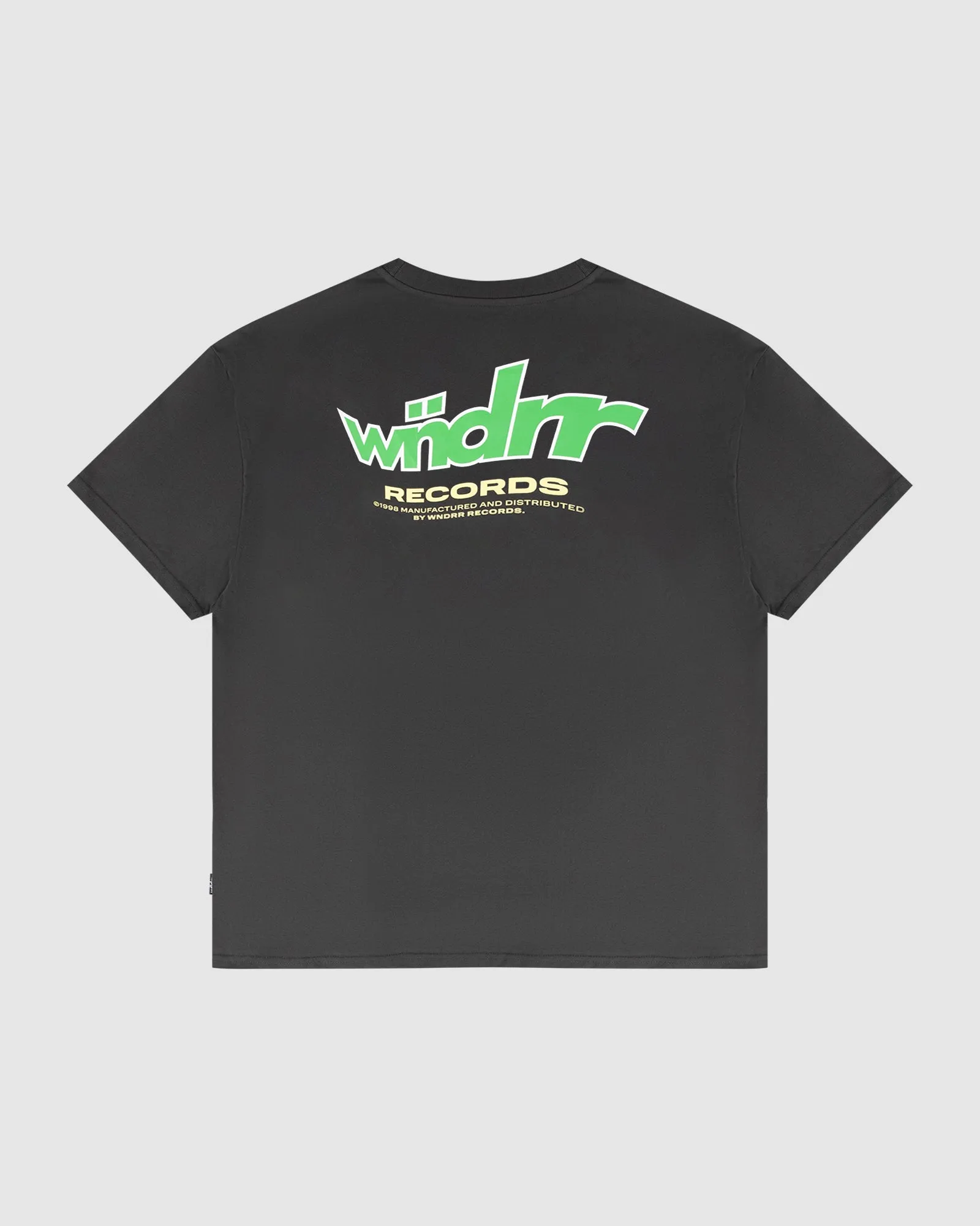 WARPED BOX FIT TEE - FADED BLACK