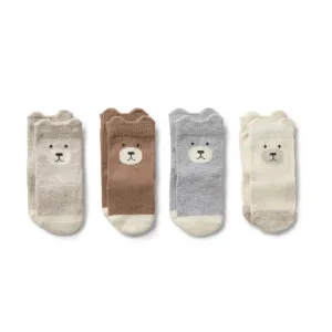 wilson   frenchy Unisex Organic 4 Pack Baby Socks
