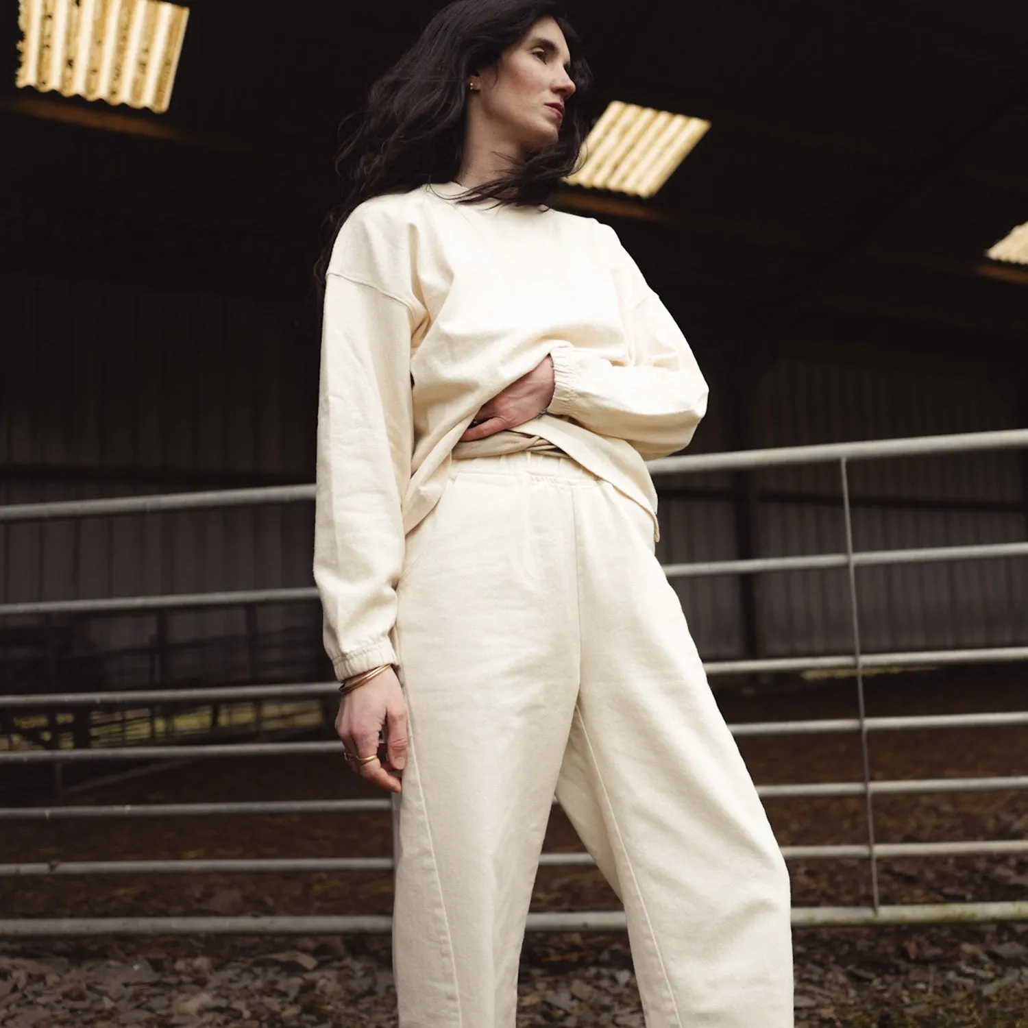 Womens Cotton Naturelle Tee - Naturel