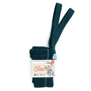 Wooly Footless Tights - Blue Sapphire