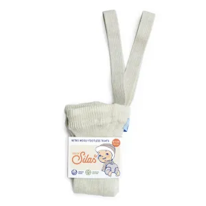 Wooly Footless Tights - Cream Blend