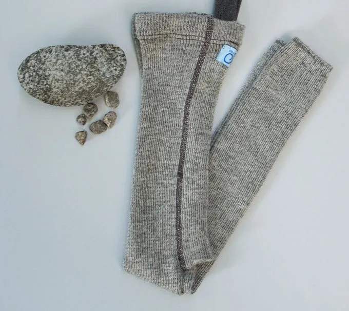 Wooly Footless Tights - Granite Grey