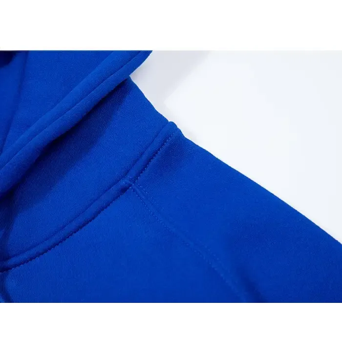 Y2K Letter Embroidered Plain Hoodie for Comfort and Style